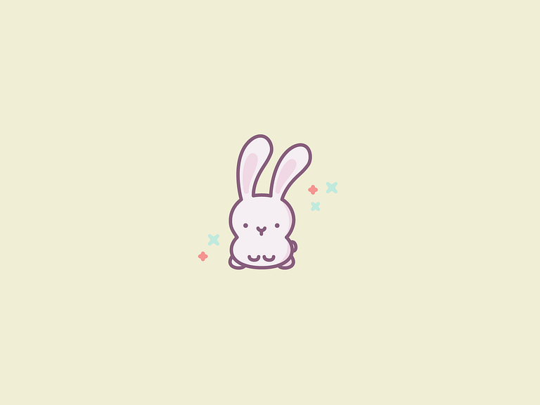 Bunny Icon by Melissa on Dribbble