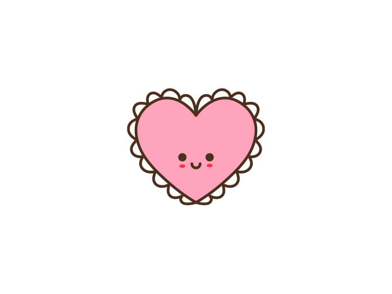 Heart Doily Icon by Melissa on Dribbble