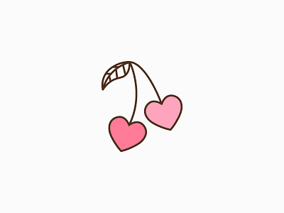 Cherry Hearts Icon