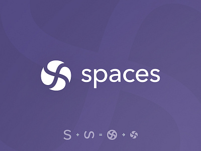 Spaces Logo - Refresh brand branding emblem font icon logo mark spaces type