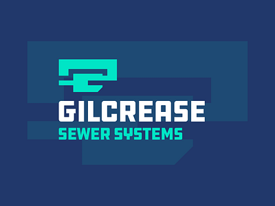 Gilcrease Sewer Systems | Logo Exploration bold brand identity branding clean clean water efficient industrial industrial logo industry logo plumber plumbing septic sewer sewer system solid water water treatment