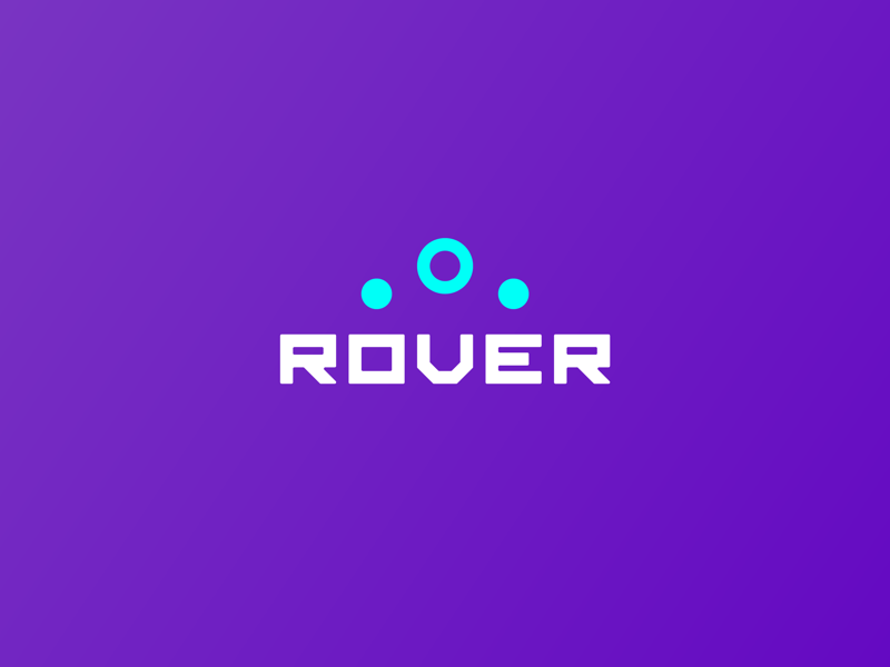 Rover | Space Equipment gradient isometric logo geometric logo isometric geometric astrology logo design custom lettering futuristic logo futuristic future brand brand identity branding astronaut space logo logo cosmic space