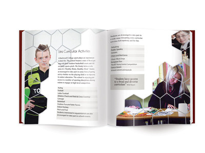 Book book design editorial graphic design prospectus