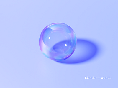 Blender soap bubbles