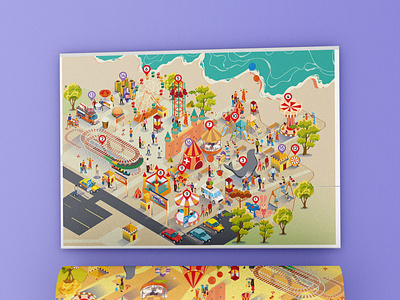 Festival Map Illustration