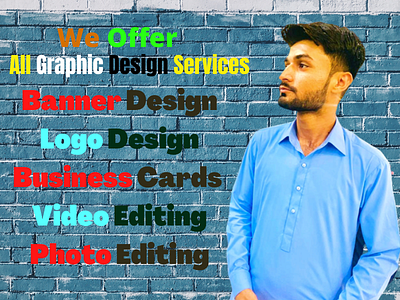 Graphics designer with Noman Ahmad animation editing graphic design logo vide0 video