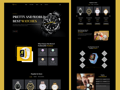 Luxury Watch Landing Pages Design landing pages luxury watch landing pages product landing pages products pages watch landing pages