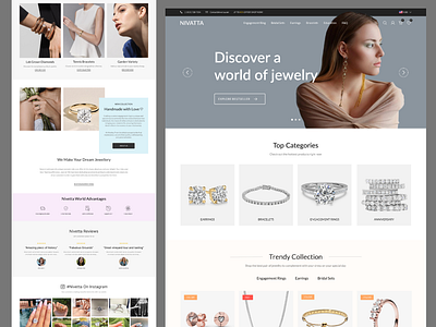 Jewelry Landing Pages Design jewelry landing pages jewelry template design jewelry website design product landing pages