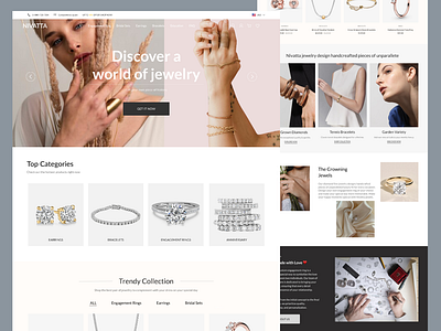 Jewelry Landing Pages Design