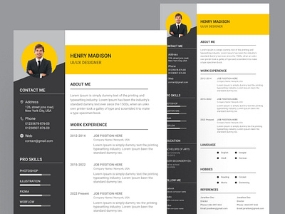 Resume Template landing pages resume design resumue design resumue template deesign
