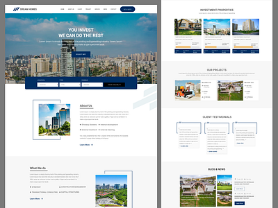 Real Estate Website Design real estate landing pages real estate template design real estate website design