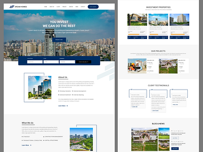 Real Estate Website Design