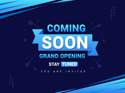 Coming Soon! Grand Opening Sale Banner
