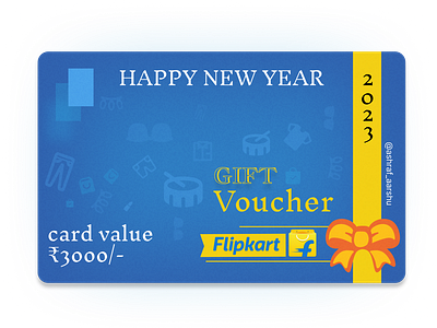 FLIPKART  HAPPY NEW YEAR 2023
GIFT CARD