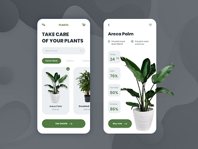 Plants UI Design