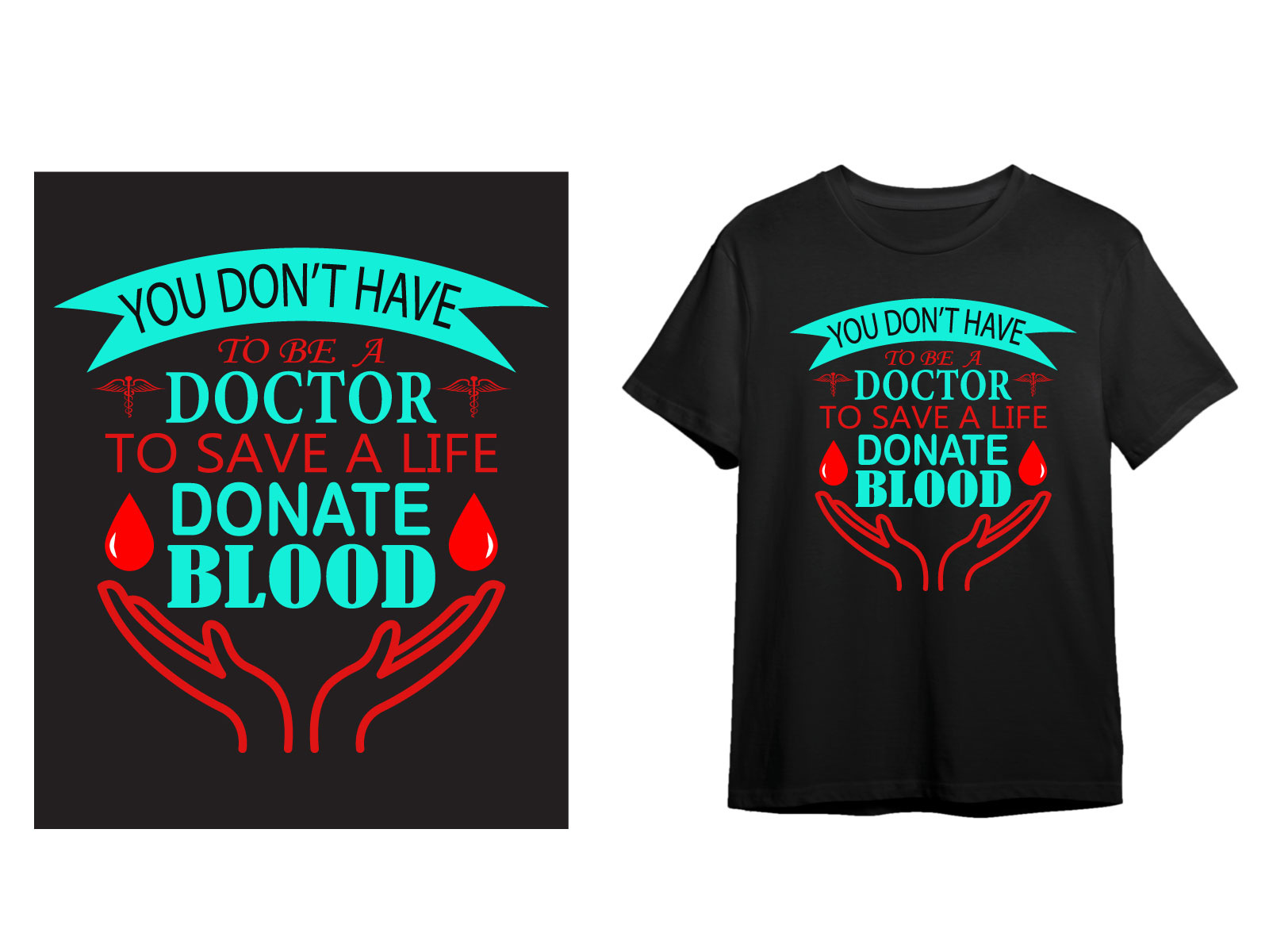 Blood Donate T-shirt Design by Md. Rajib Hossain Aakash on Dribbble