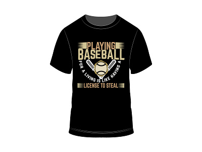 Baseball T-shirt Design design graphic design graphics t shirt design illustration t shirt t shirt design typography typography t shirt design