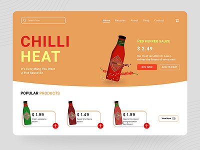 Chilli Heat Landing Page