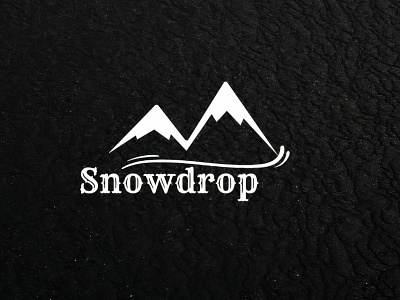 Ski Mountain Logo animation branding graphic design logo ui