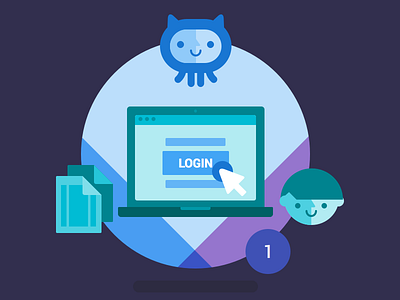 Login with Github csv github login sketch