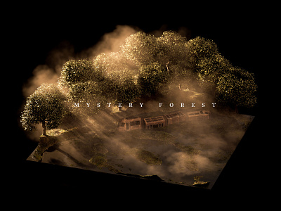 MysteryForest c4d fog forest
