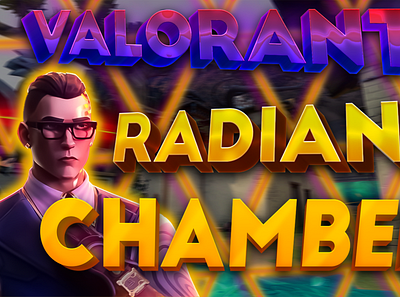 Valorant gaming thumbnail design graphic design illustration thumbnail