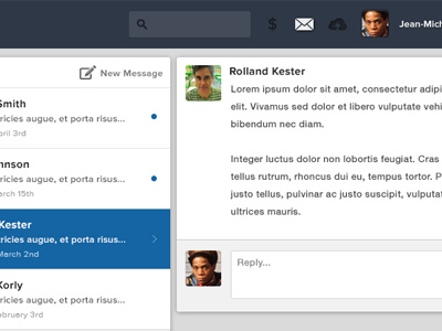 Floating Inbox inbox messaging ui