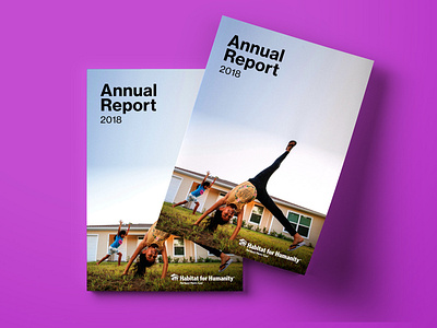 Cover Mockup annual report cover design non profit