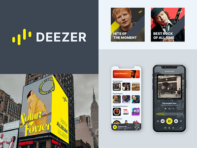 Deezer Rebranding branding design graphic design logo logo design typography ui vector