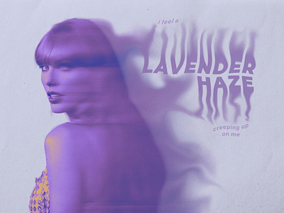 01. lavender haze / taylor swift graphic design lyrics poster design taylor swift typography