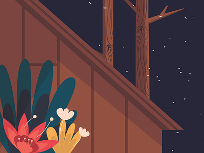 Momo House color design illustration vector