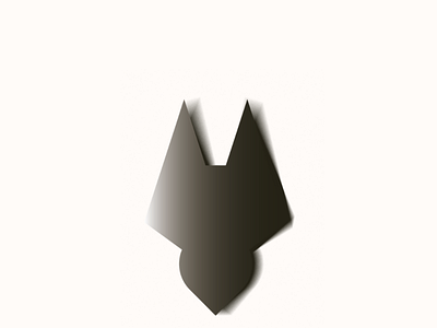 Minimalistic Gradient Fox Logo