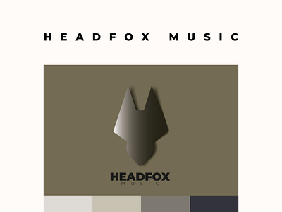 Minimalistic Gradient Fox Logo