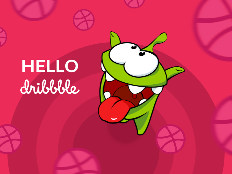 Hello, Dribbble! animation debut design firstshot hello dribbble hellodribbble vector