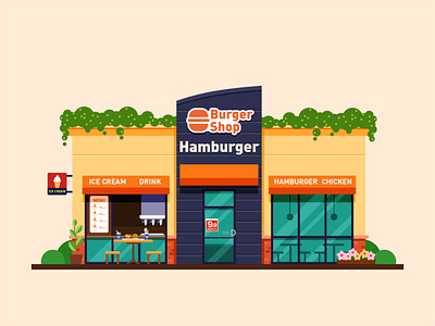 Burger shop
