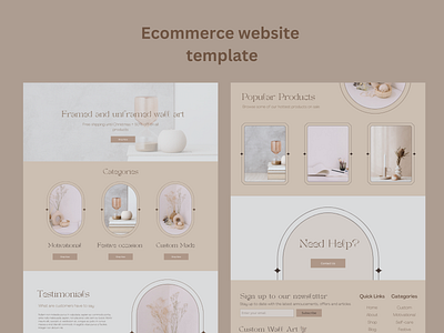 Ecommerce website template ecommerce website template