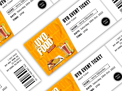 Event Ticket Design branding design graphic design