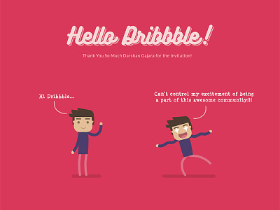 Hello Dribbble! debut hello dribbble my first shot