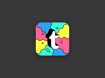 App Icon Tumblr 1 app brand branding design graphic design icon illustration logo typography ui ux vector