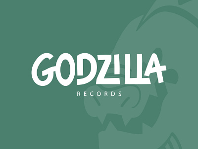 Godzilla - Type Custom brand branding design godzilla graphic design illustration lezard logo monster music reptile typography ui ux vector