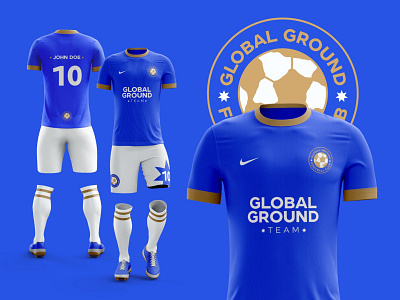 FC Global Ground - sport outfit brand branding design football graphic design illustration jersey logo outfit soccer sport sportswear typography ui ux vector