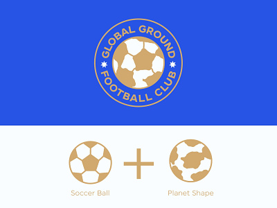 FC Global Ground - Logo Concept brand branding concept design emblem graphic design illustration logo presentation process sport team typography ui ux vector