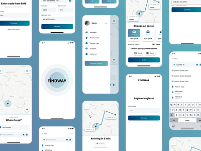 Taxi Booking - Mobile App android app appstore booking branding design graphic design ios landing mobile ride rider taxi uber ui website