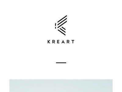 K monogram arhitecture interior design lines logo monogram