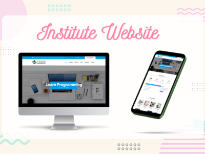 Institute Web Design - Fully Responsive Template animation atttractive design design graphic design institute design logo ui web design website design