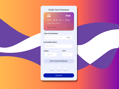 Credit Card Checkout checkoutscreen dailyui ui