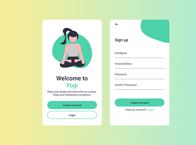 Daily UI #001 - Sign Up app appdesign branding dailyui dailyui001 design graphic design illustration minimal typography ui ux vector