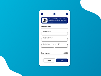 Daily UI #002 - Credit Card Checkout