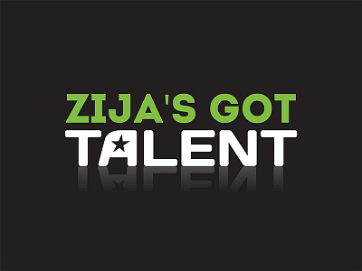 Zija's Got Talent Logo logo design