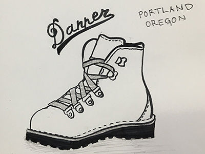 Danner Boot illustration